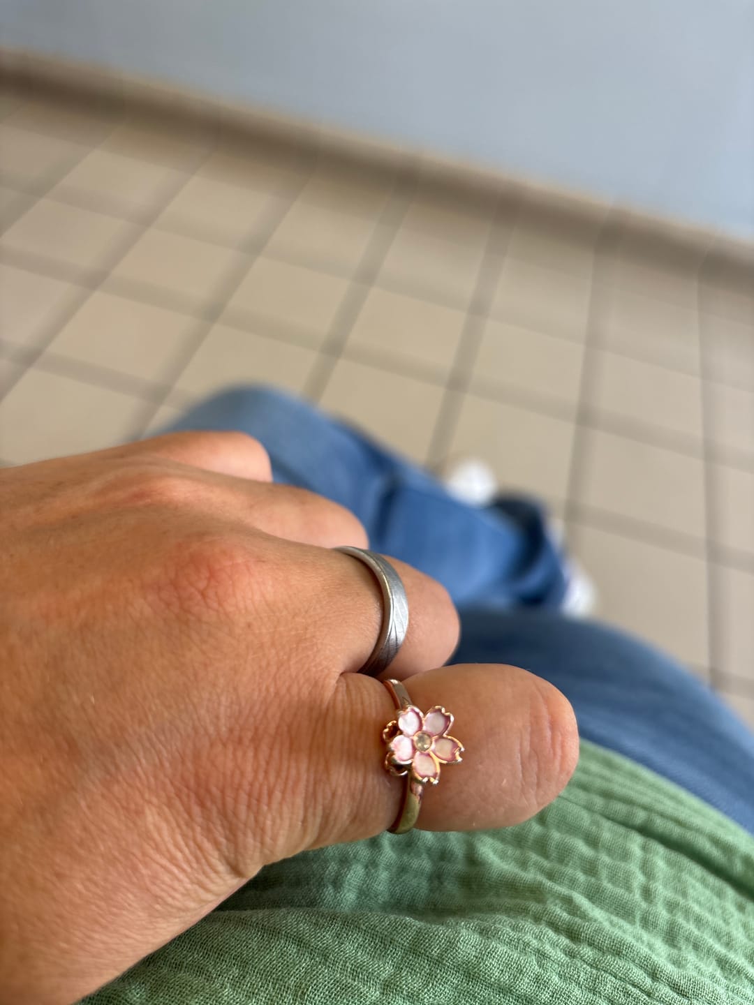 Customer photo review of Bague d'Anxiété Ajustable Sakura