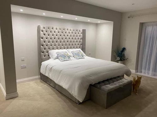 Customer photo review of Lola Classic Winged Divan Drawer Storage Bed