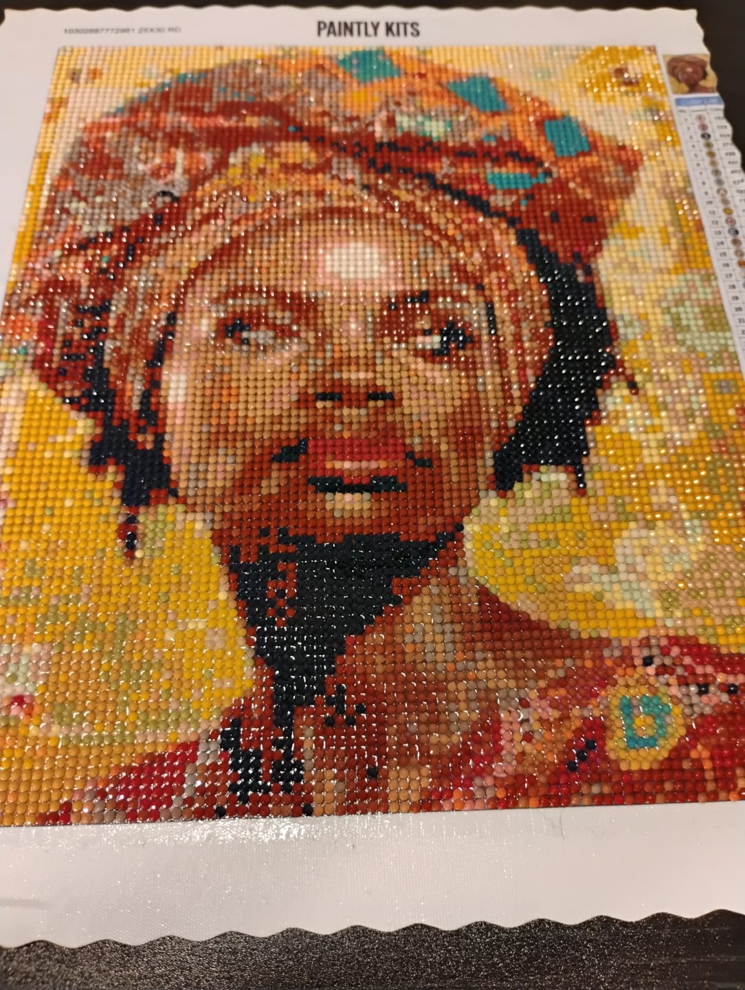 Customer photo review of African Icon (Diamond Painting)