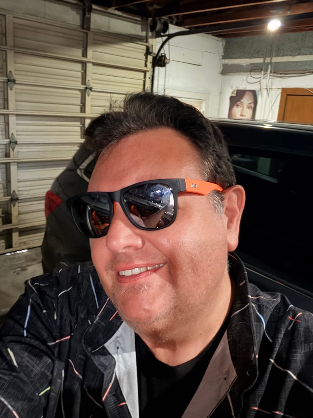 Customer photo review of Orange Crush Cabana Shades