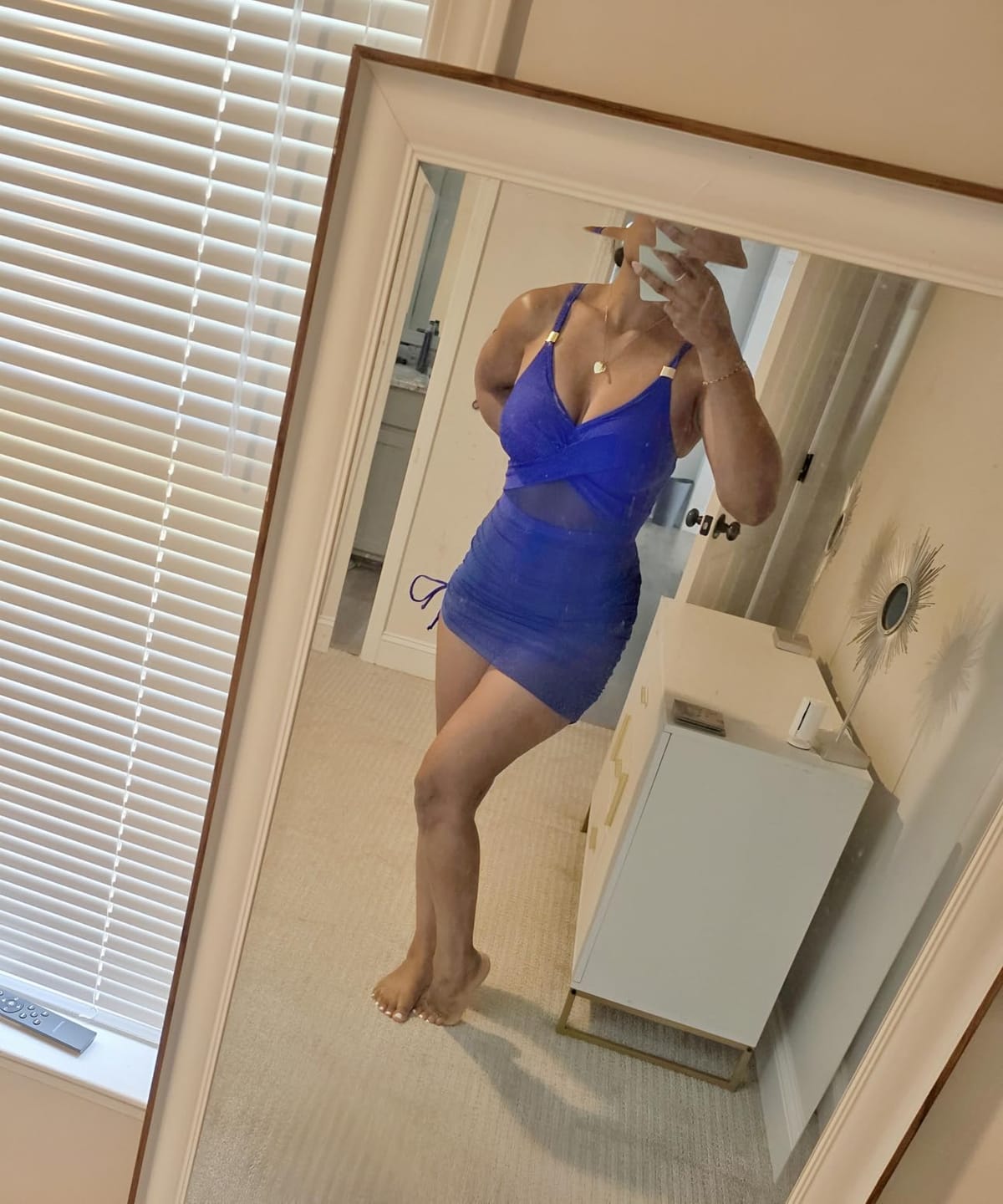 Customer photo review of Emoswim - Women One Piece Swim Dress Tummy Control Swimsuits 2026 Bathing Suit