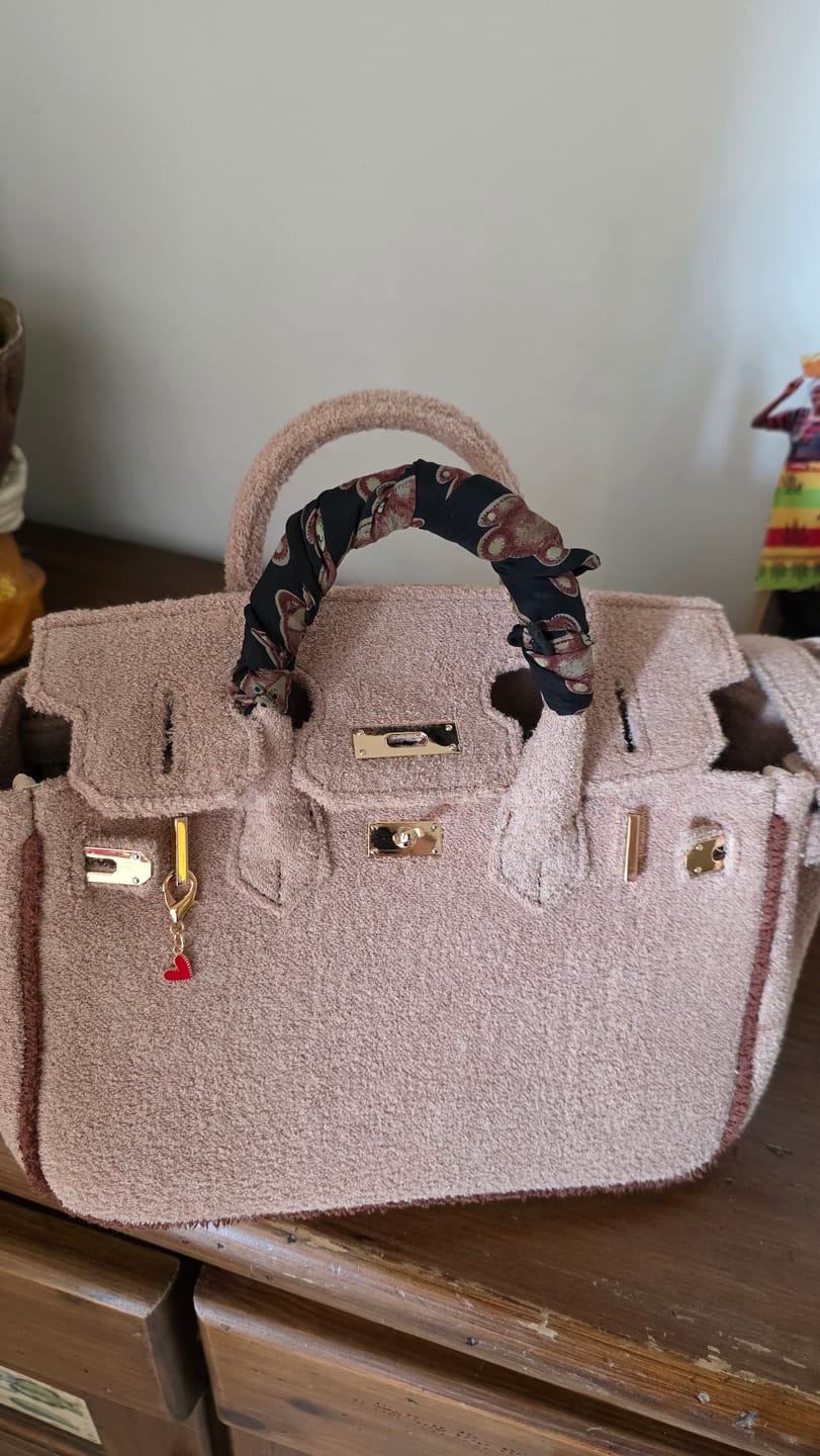 Customer photo review of The Grand Prix Tote - Cappuccino