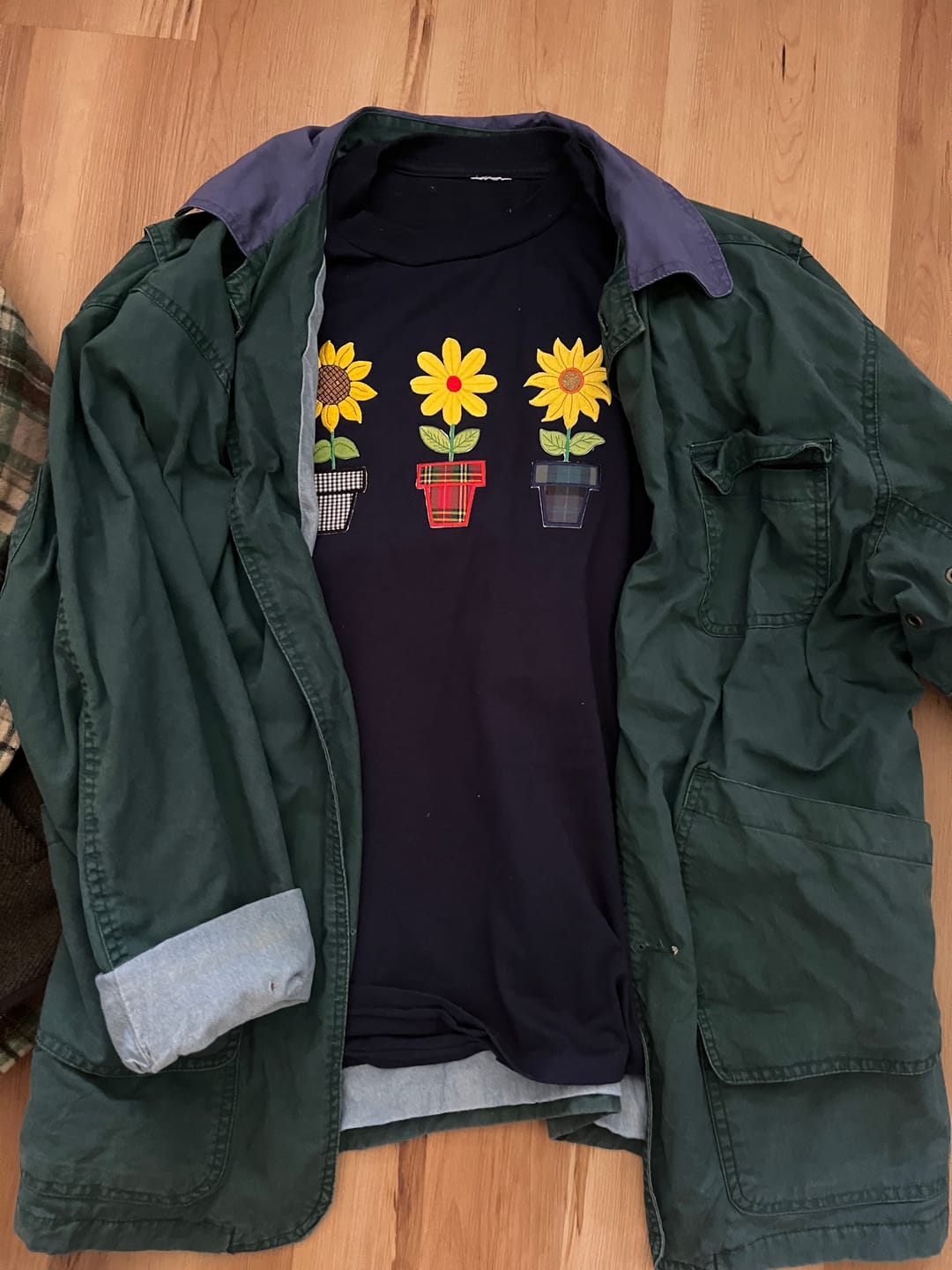 Customer photo review of Vintage 1990s Paris Sport Club Chore Barn Coat Men's Medium