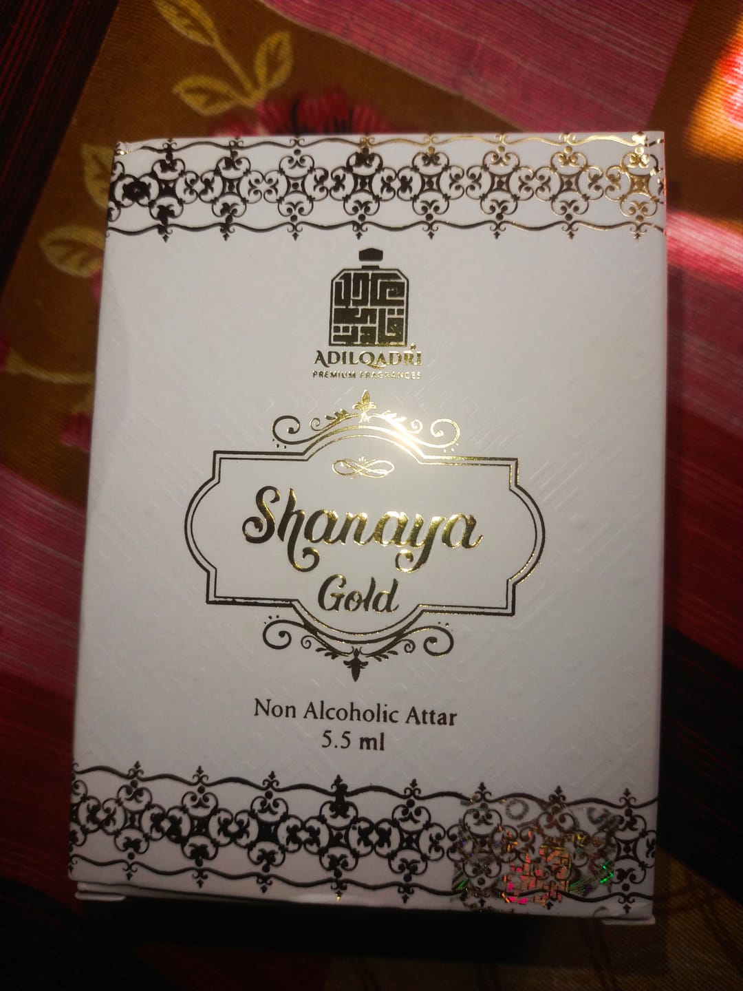 Customer photo review of Shanaya Gold Luxury Gourmand Attar Perfume