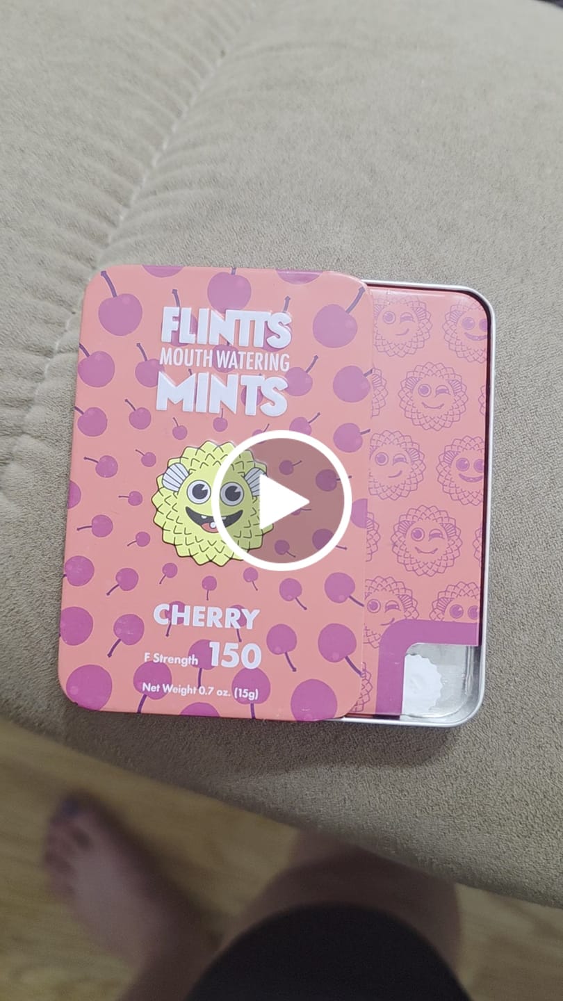 Customer video review of Flintts Mouth Watering Mints 2-Pack