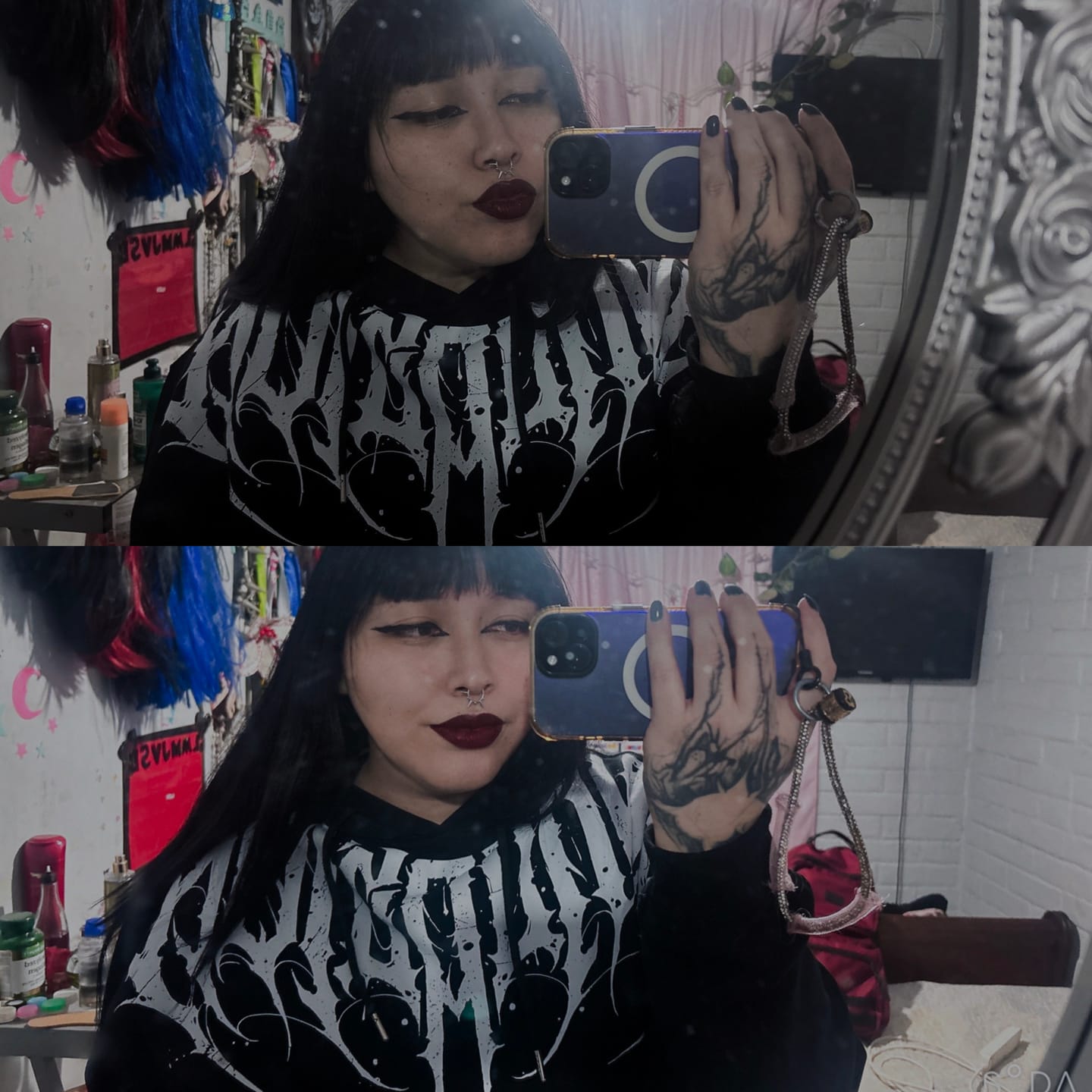 Customer photo review of HOODIE BLACK LETTER
