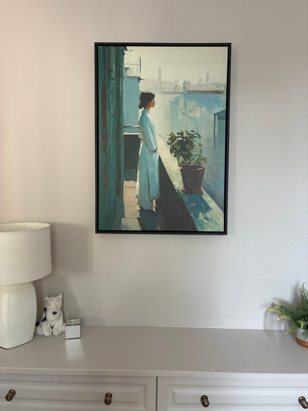 Customer photo review of City Shadows Print