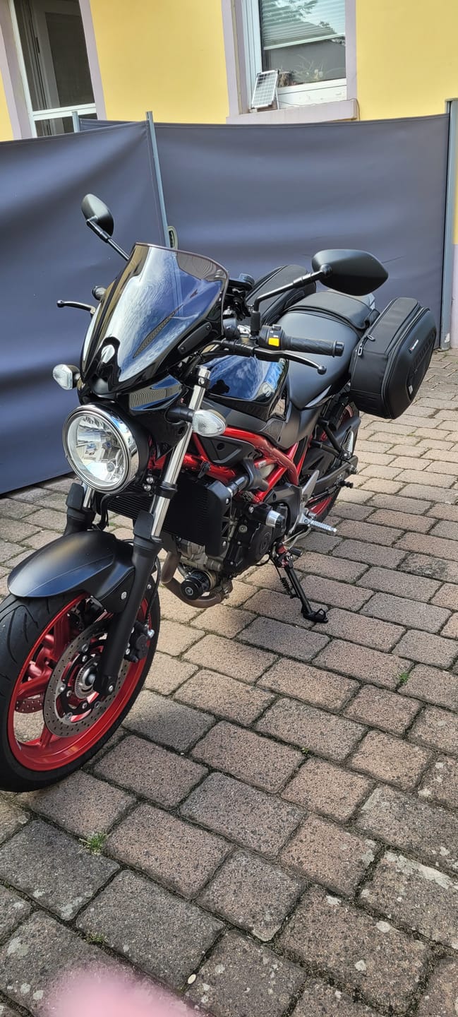 Customer photo review of SW-Motech PRO BLAZE H Satteltaschen-Set | Schwarz. Suzuki SV650 ABS (15-), SV650 X (18-).