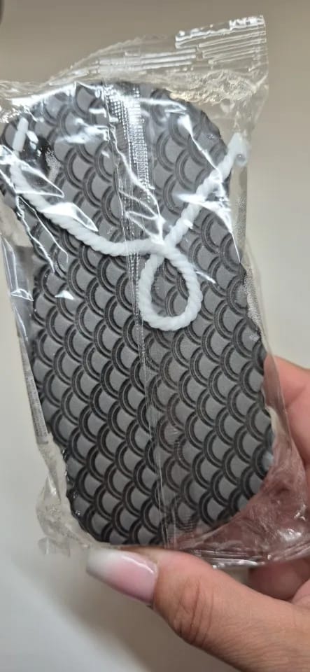 Customer photo review of Avorelio Gentle Exfoliating Bath Sponge