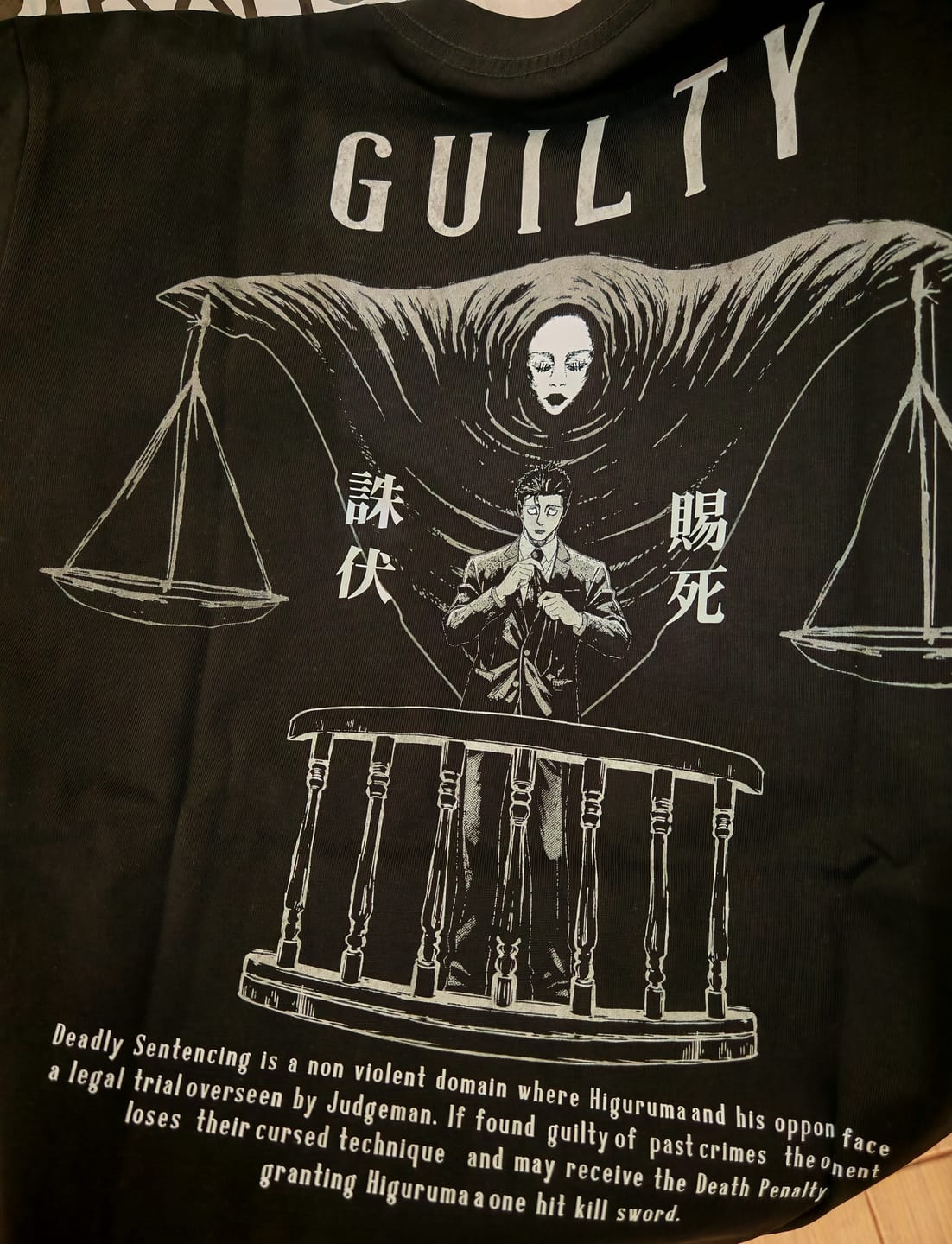 Customer photo review of Camisa Higuruma - Jujutsu Kaisen