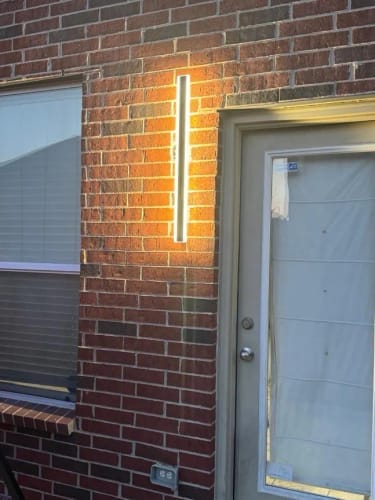 Customer photo review of WallGuard - External Waterproof LED Light