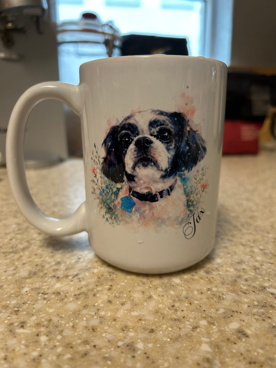Customer photo review of Watercolor - Personalized Mug