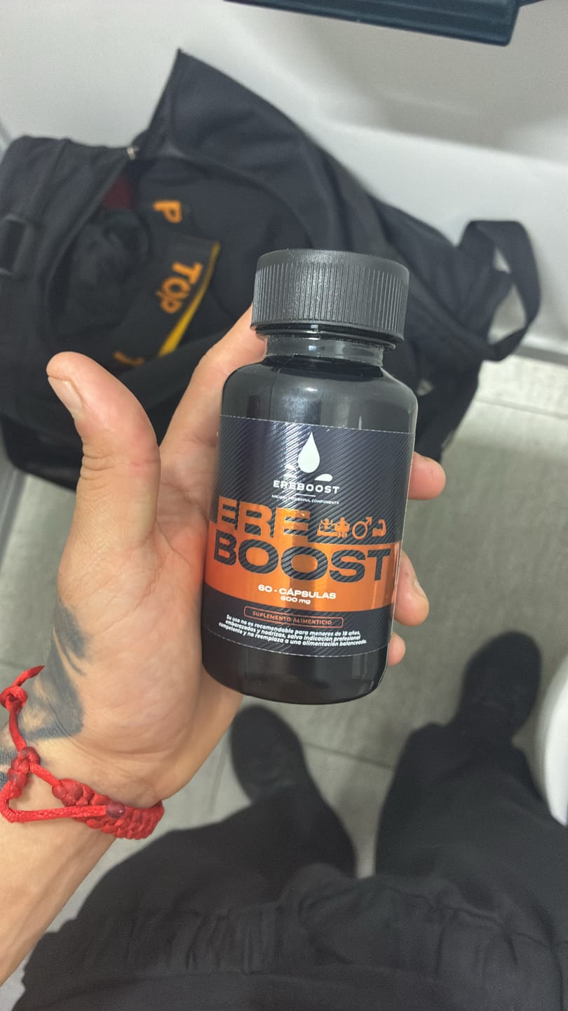 Customer photo review of EREBOOST | 60 Cápsulas