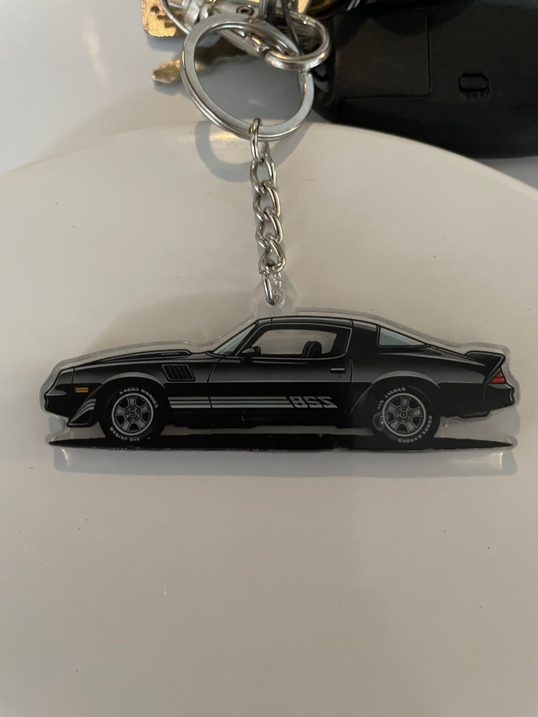 Customer photo review of Custom Car & Bike Keychain | Design Your Own Personalized Keychain