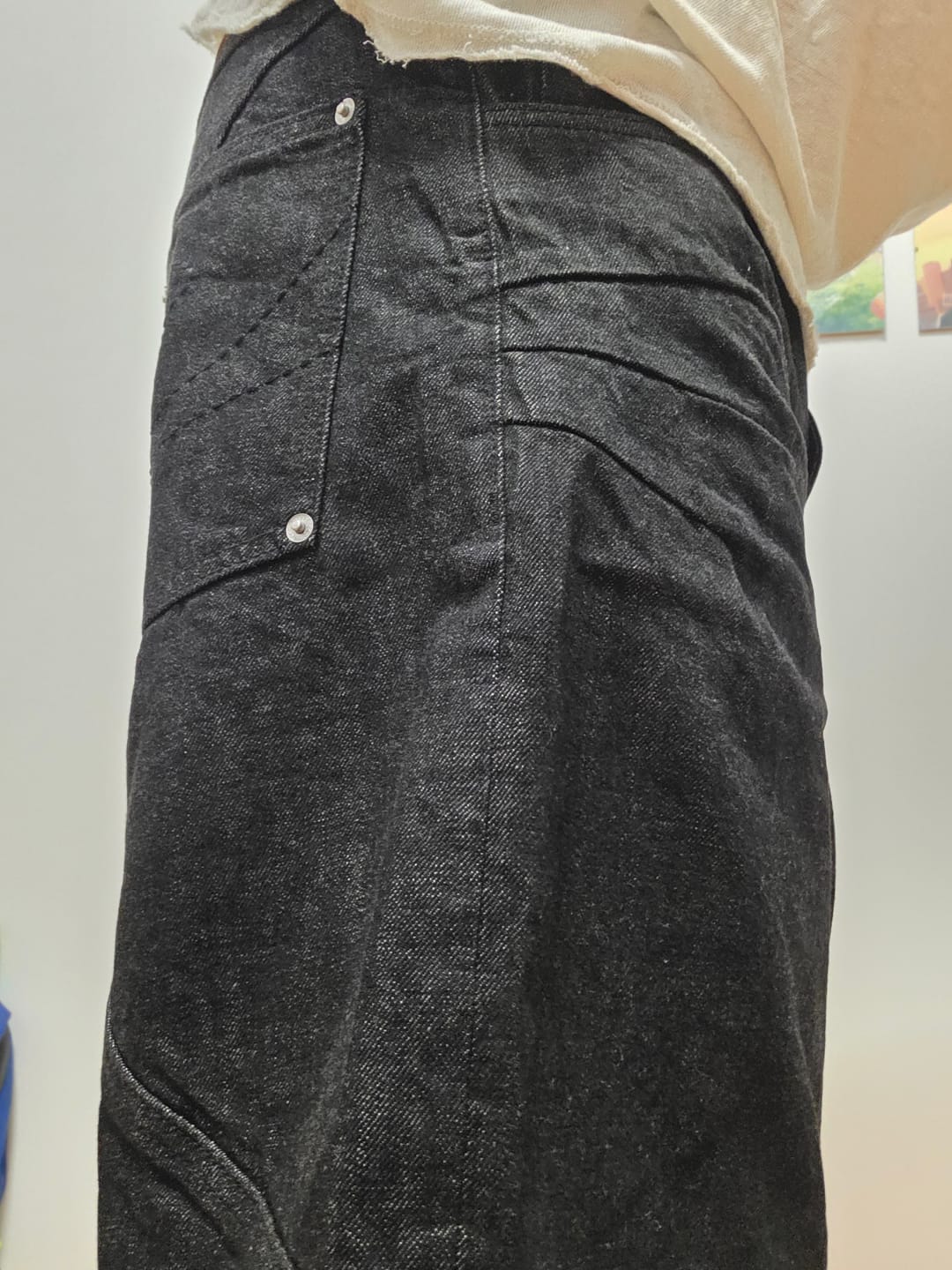 Customer photo review of Raw Jorts Black