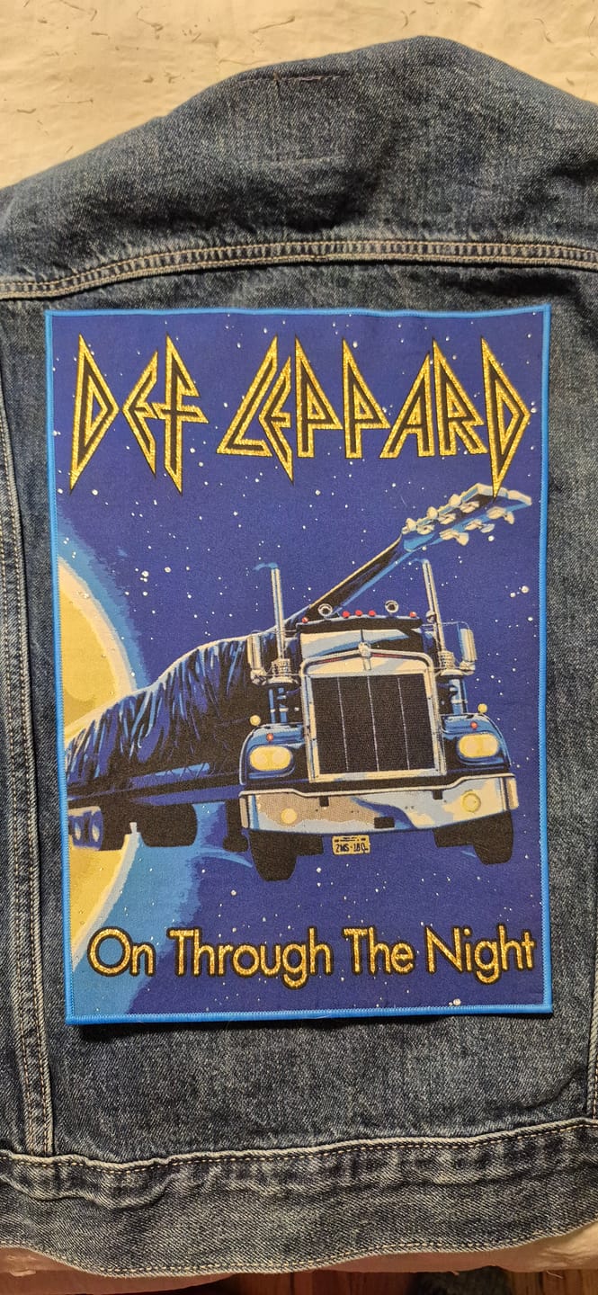 Customer photo review of Def Leppard - On Through the Night - Backpatch