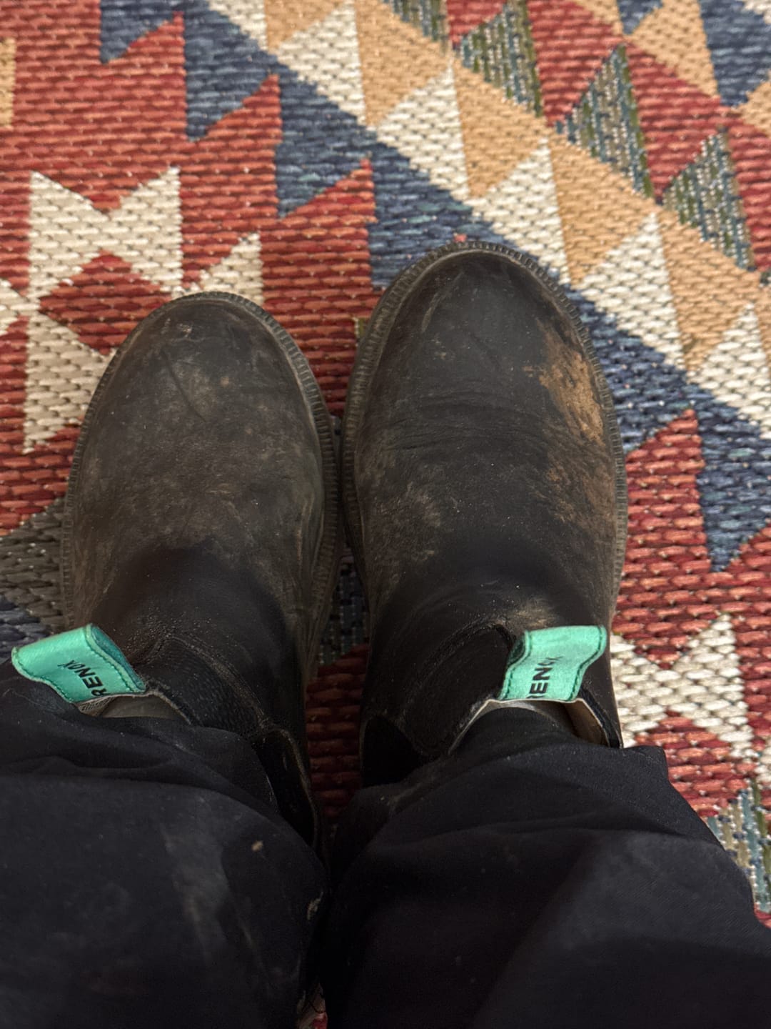 Customer photo review of Botín Original 2 Negro Menta Mujer