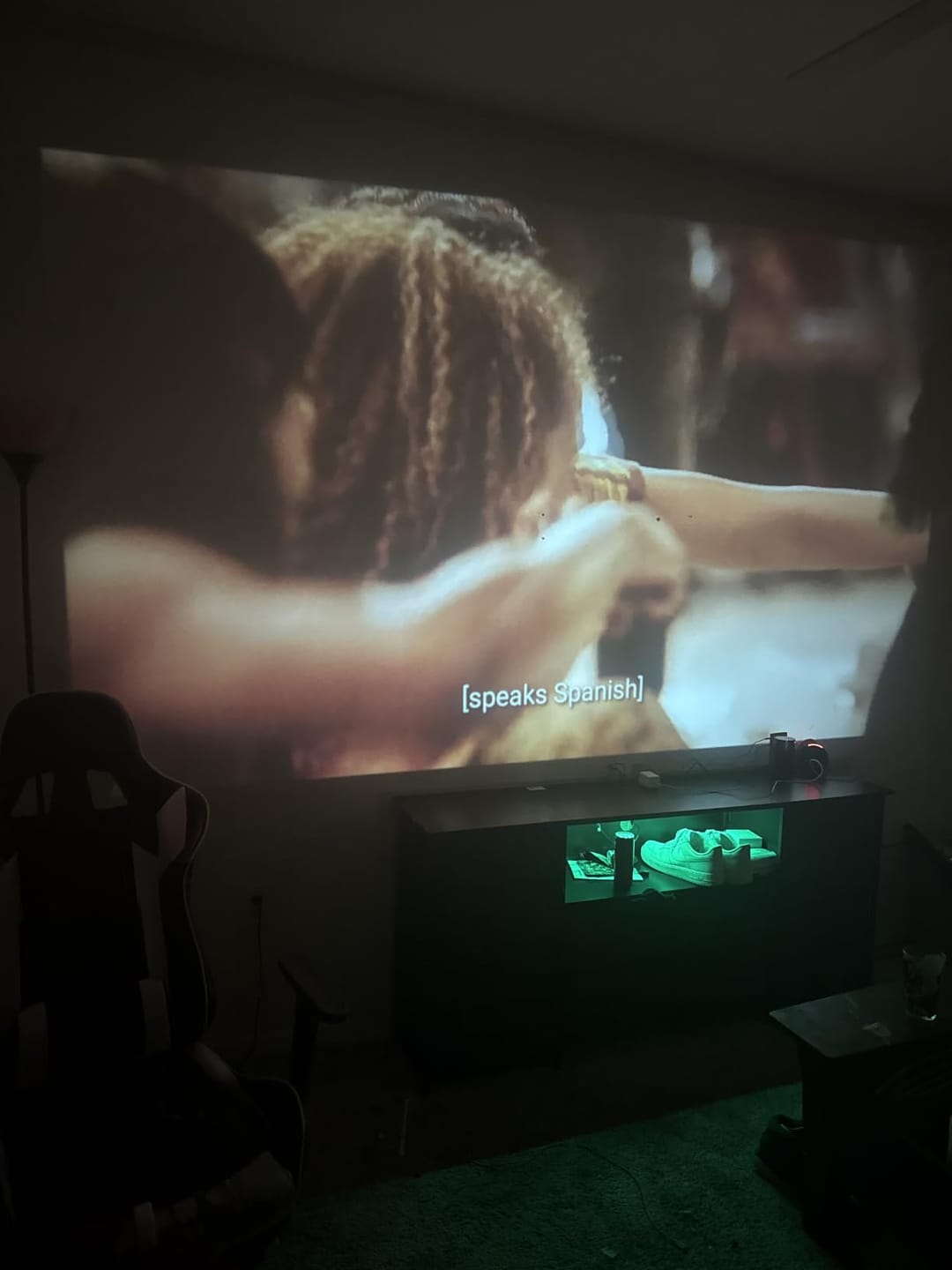 Customer photo review of Jolly Beam Projector
