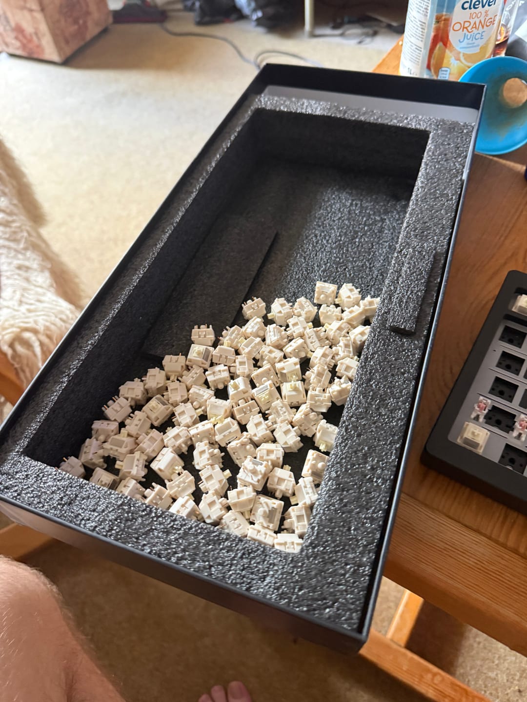 Customer photo review of HMX & XLLAB - Butter Tactile Silent Switches