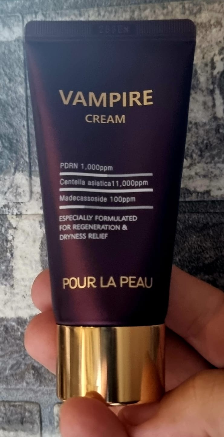 Customer photo review of PDRN Хидратиращ крем за клетъчна регенерация VAMPIRE Cream Poul La Peau