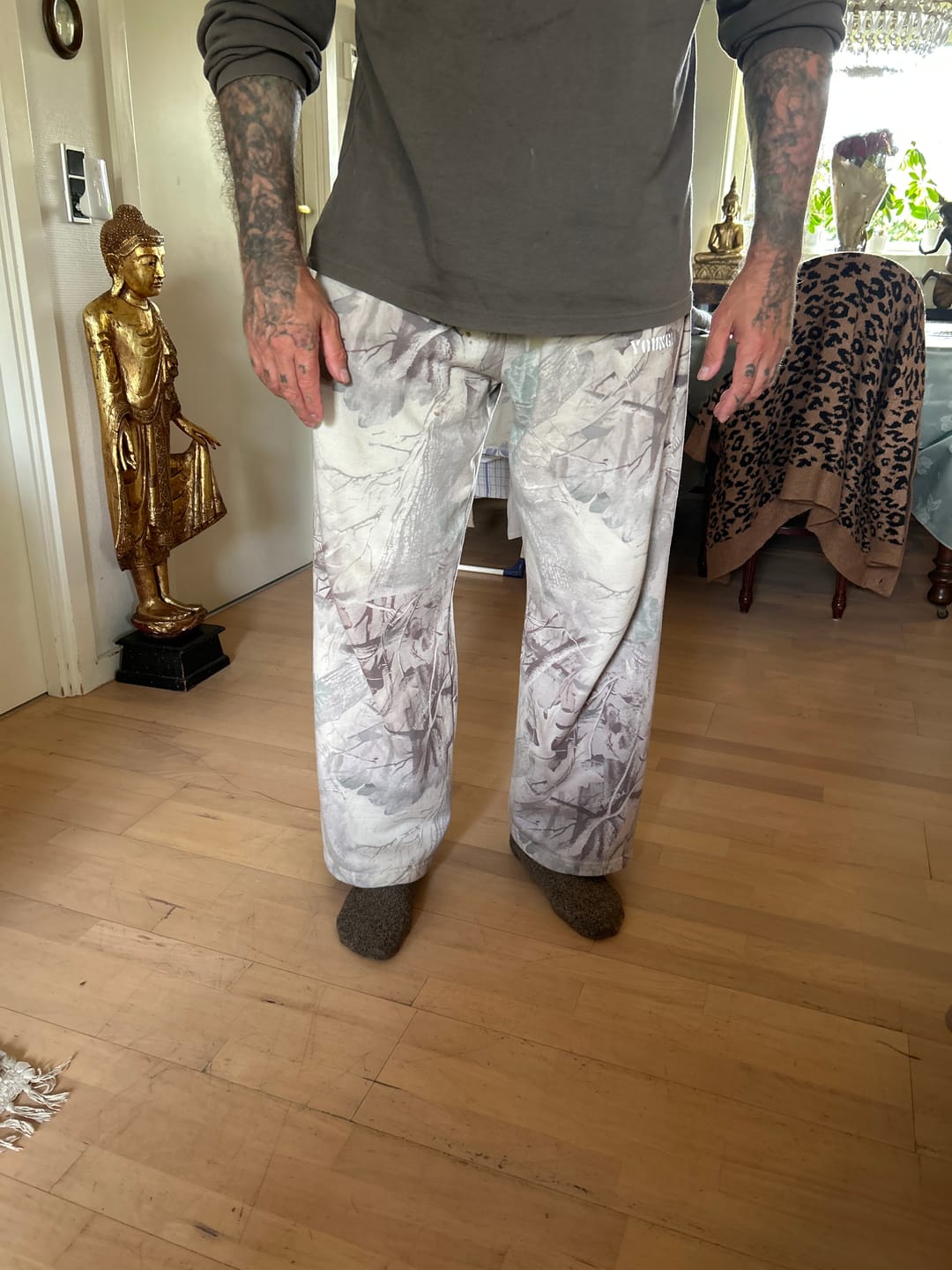 Customer photo review of 2094 - Tree Camo Collection - No Cuff Sweats