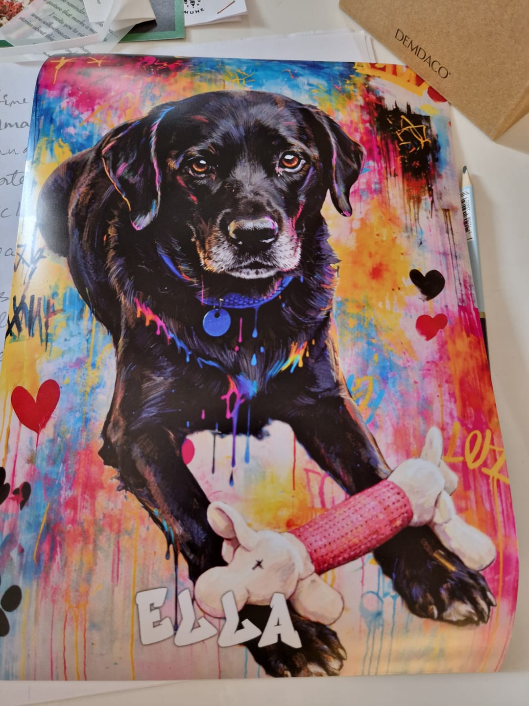 Customer photo review of Personalised Poster - Graffiti