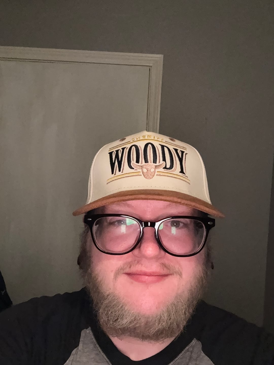Customer photo review of Disney and Pixar Toy Story "Howdy" – 5-Panel Hat
