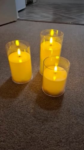 Customer photo review of LumiCandle Remote-Controlled Flameless Candle