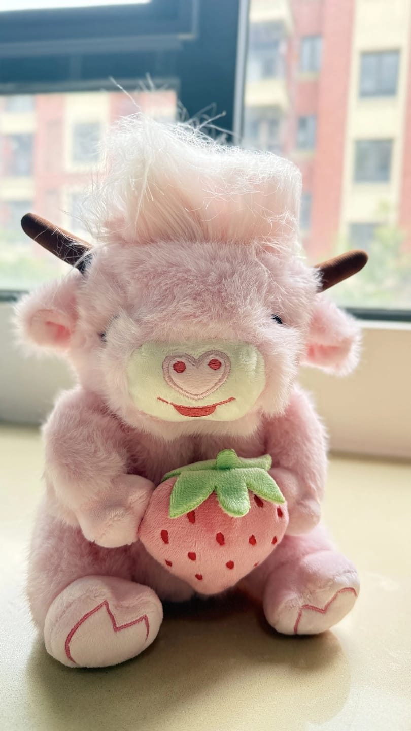 Customer photo review of Highland Cow Plushies