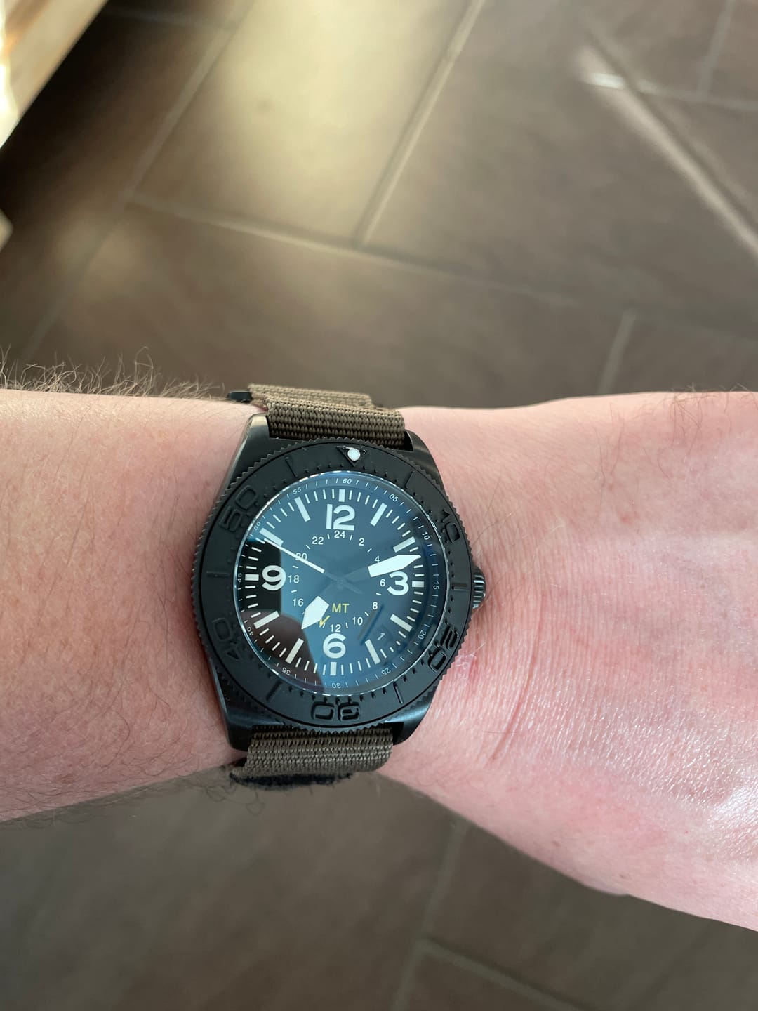 Customer photo review of PVD Glomar Explorer - Hook & Loop Strap - Black