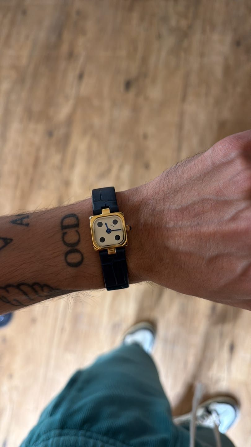 Customer photo review of Dice: Gold/Midnight