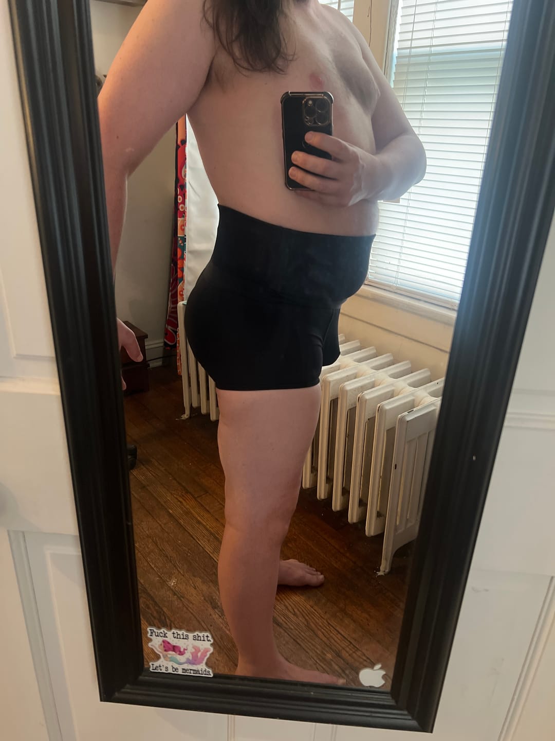 Customer photo review of Basic Slim Fit Padded Trunk