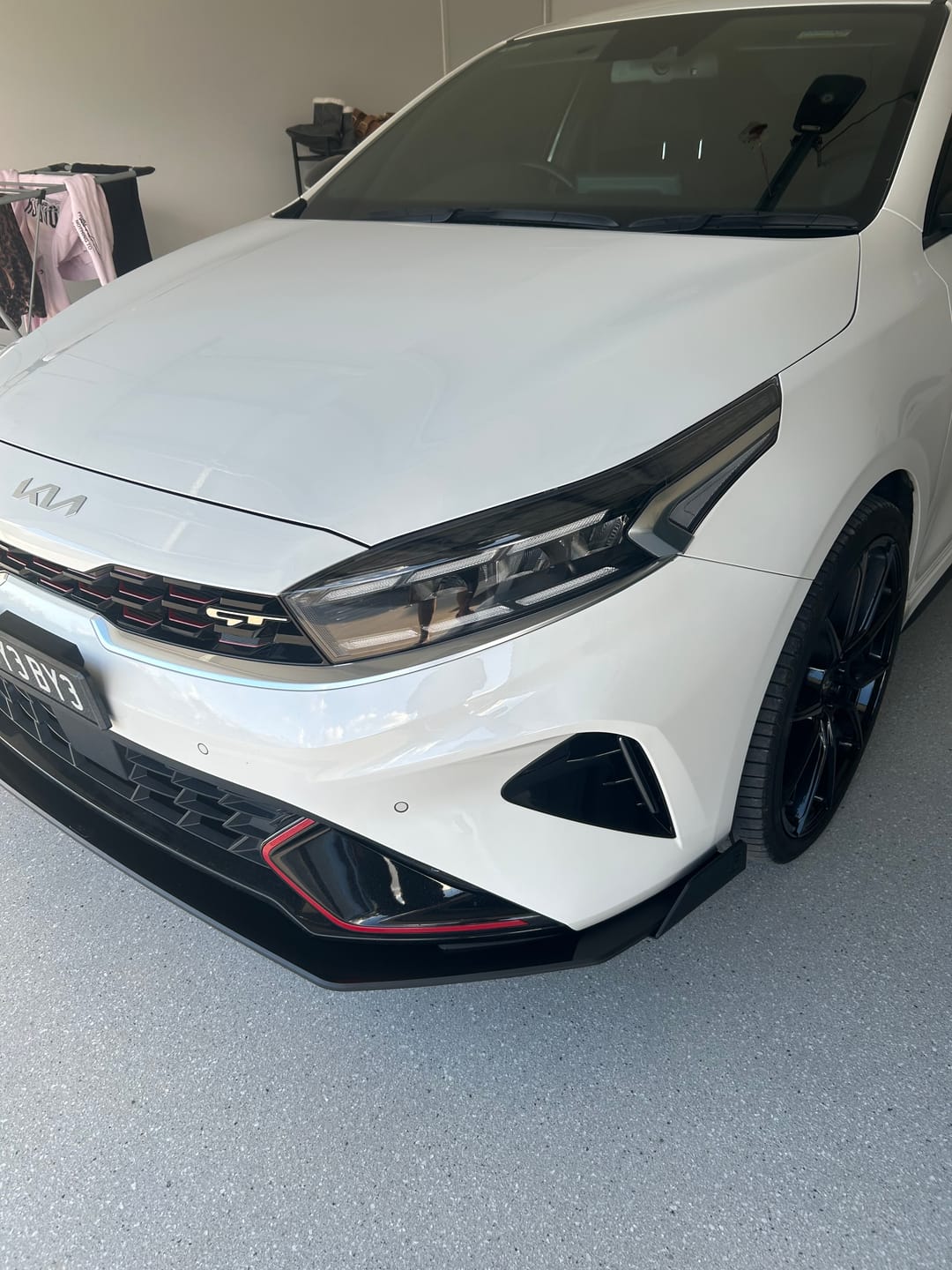 Customer photo review of Cerato GT FL Front Lip Splitter & Mounting Brace