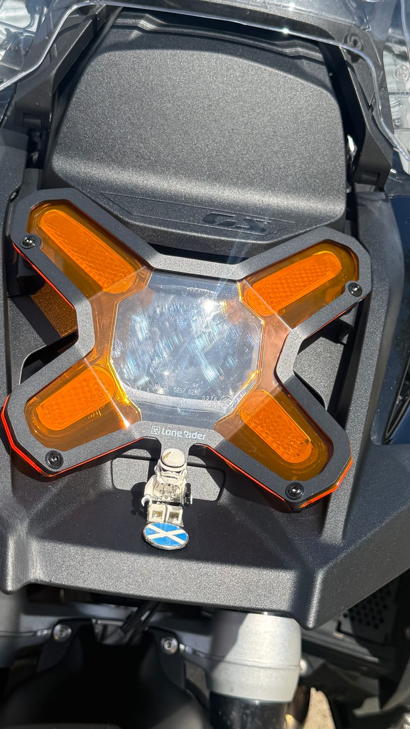 Customer photo review of Headlight Guard Kit for BMW R1300GS / R1300GS Adventure
