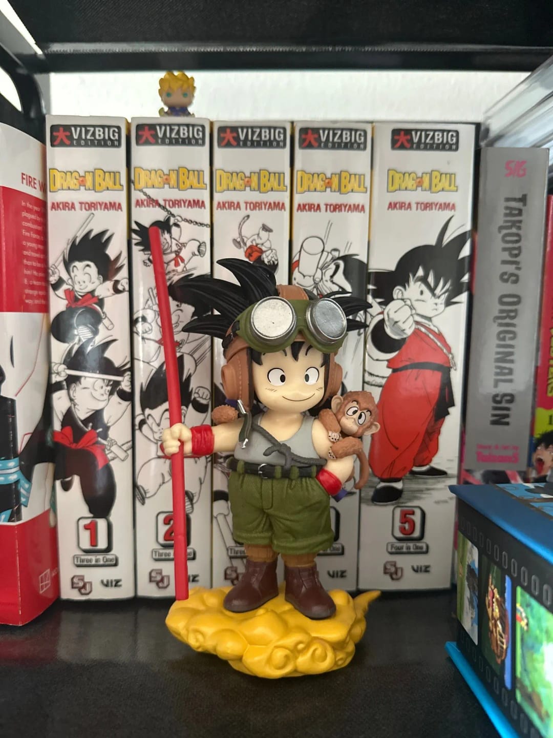 Customer photo review of Goku Young Adventurer "Journey to the West" Style 16cm Figure with Power Pole, Flying Nimbus & Small Monkey Companion