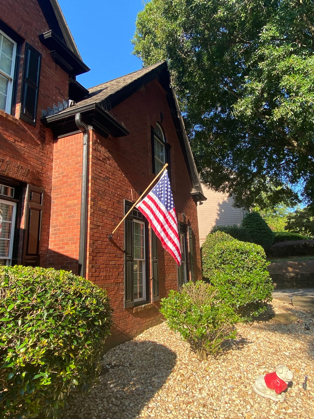 Customer photo review of 3' x 5' American Flag Set