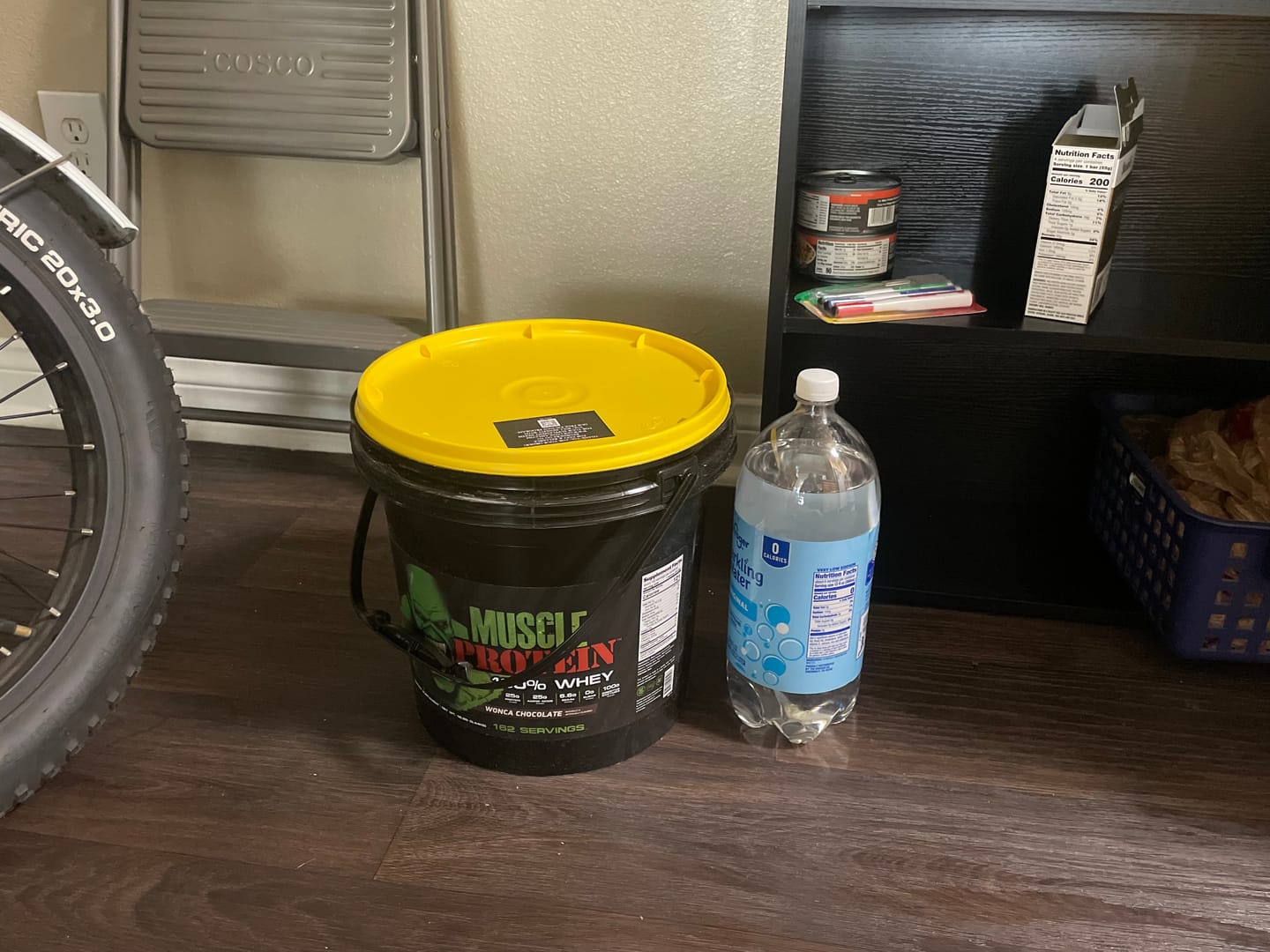 Customer photo review of Whey Protein Powder Bucket