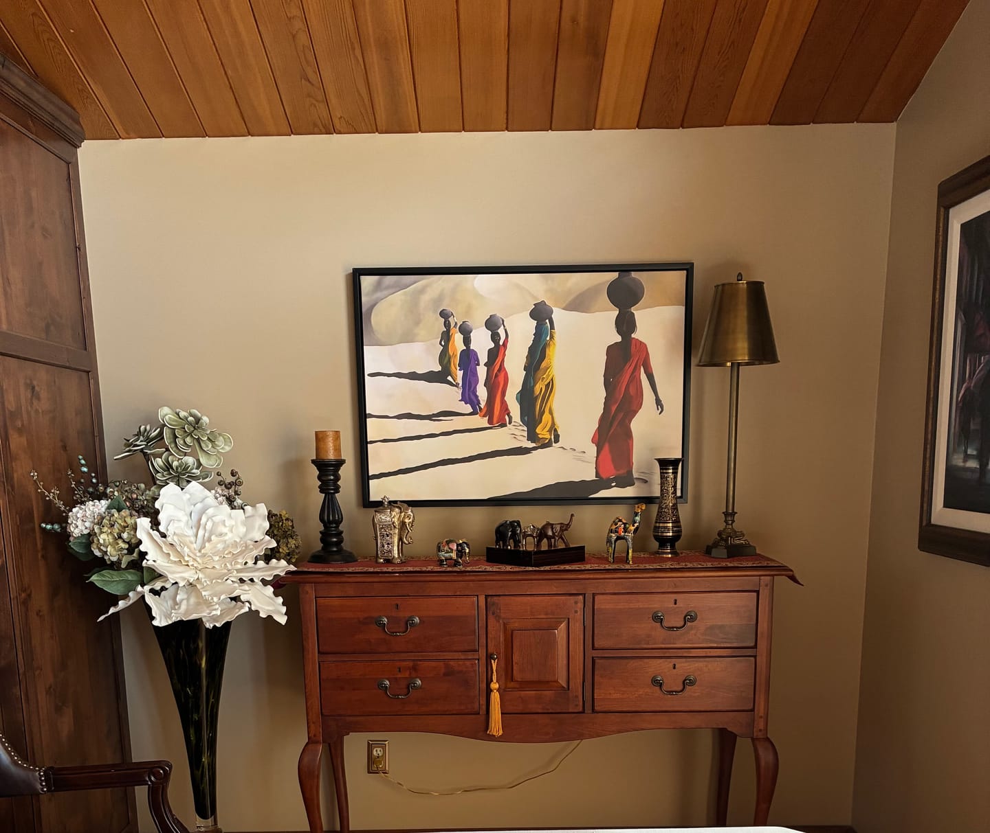 Customer photo review of SHADOWS AND BALANCE CANVAS