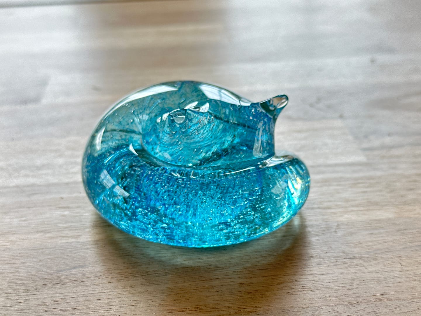 Customer photo review of Sleeping Cat with Infused Cremation Ashes