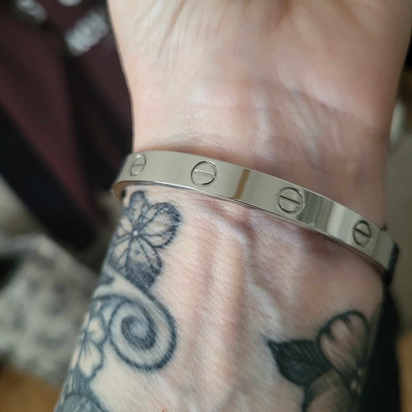 Customer photo review of Love Cuff Bracelet