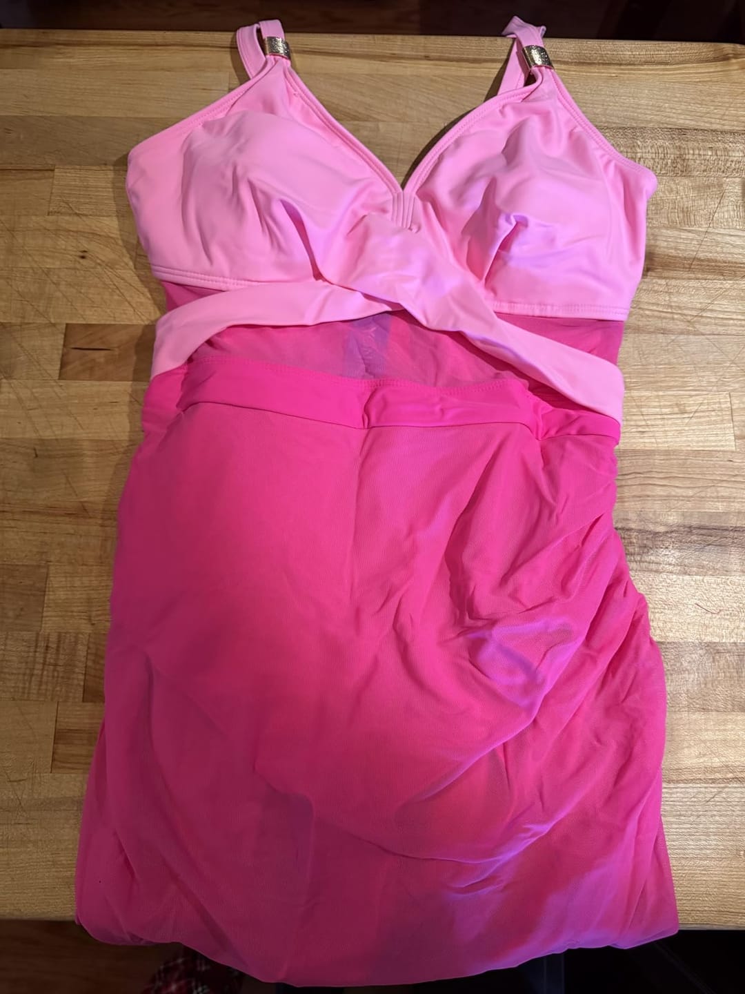 Customer photo review of Emoswim - Women One Piece Swim Dress Tummy Control Swimsuits 2026 Bathing Suit