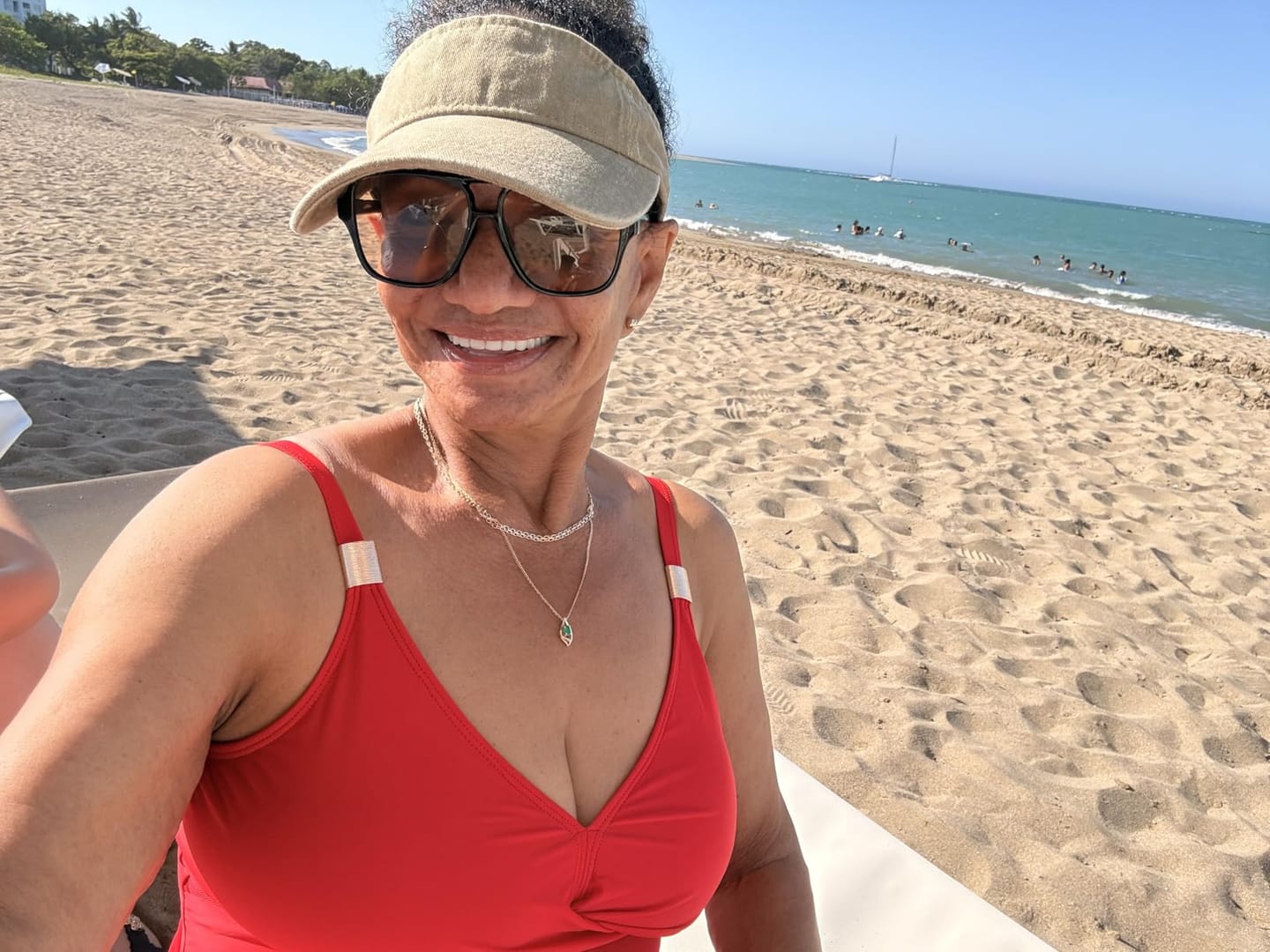Customer photo review of Emoswim - Women One Piece Swim Dress Tummy Control Swimsuits 2026 Bathing Suit