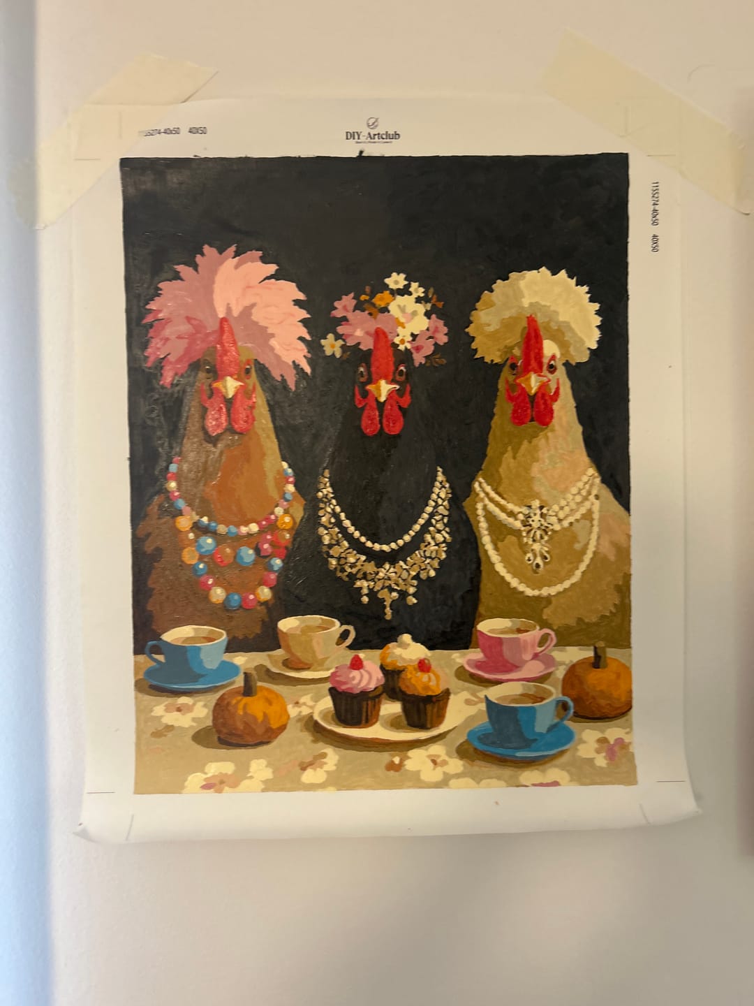 Customer photo review of Surprise Painting | Paint by Numbers