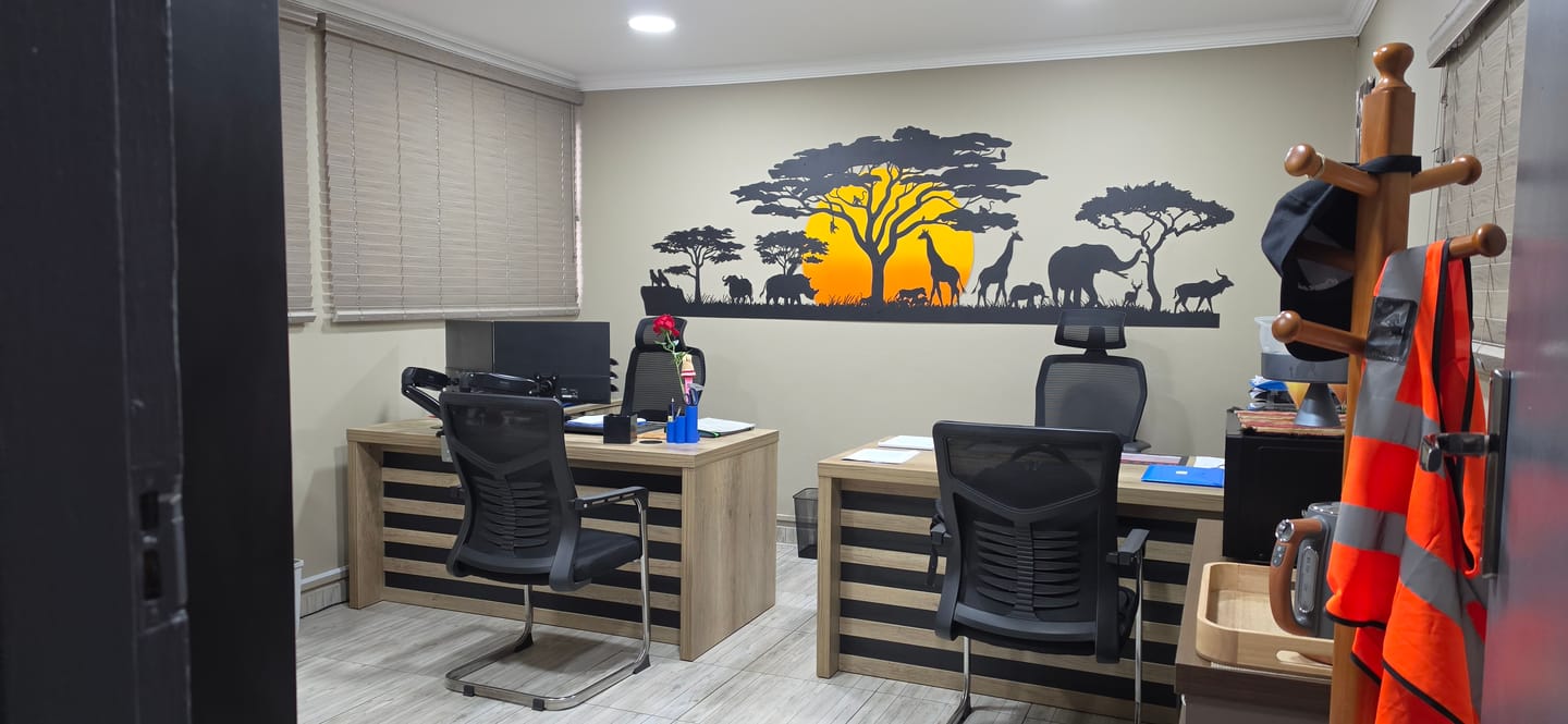 Customer photo review of Savanna Sunset Metal Wall Art