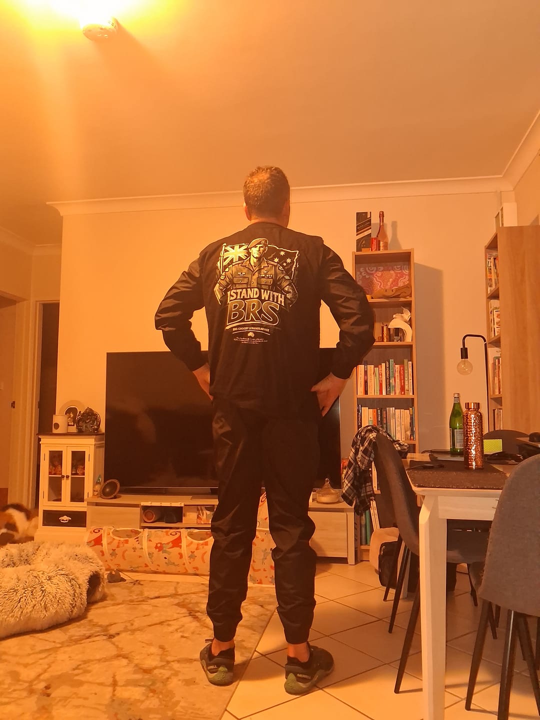 Customer photo review of Big Chocky | Stand With BRS Tank