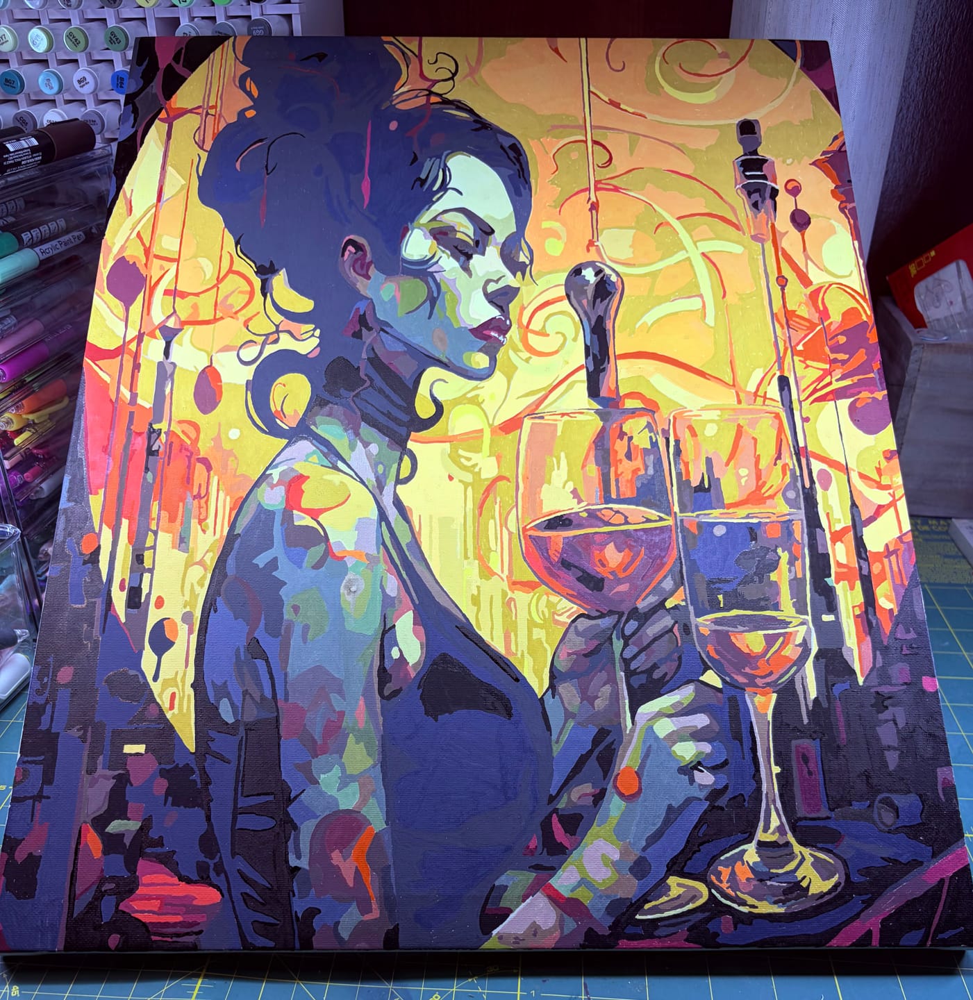 Customer photo review of Pills & Potions (Paint by Numbers)
