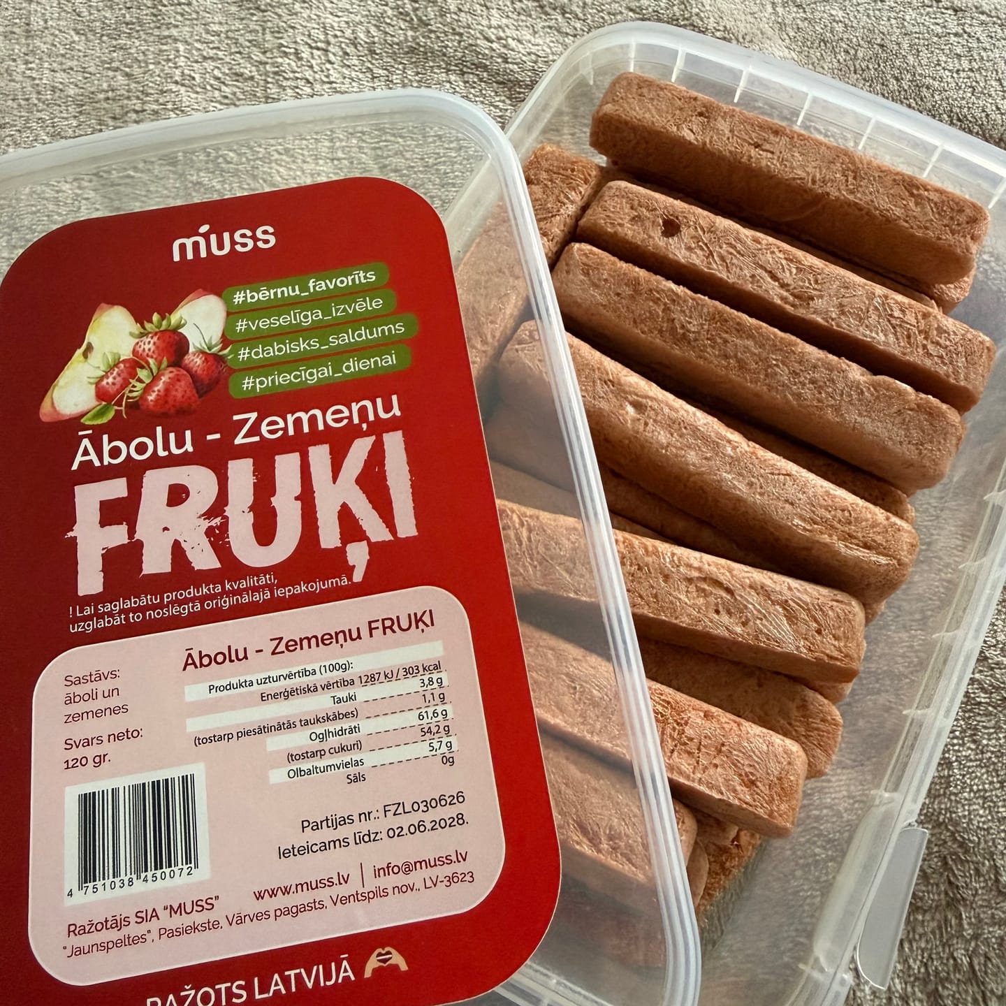 Customer photo review of Zemeņu fruķi