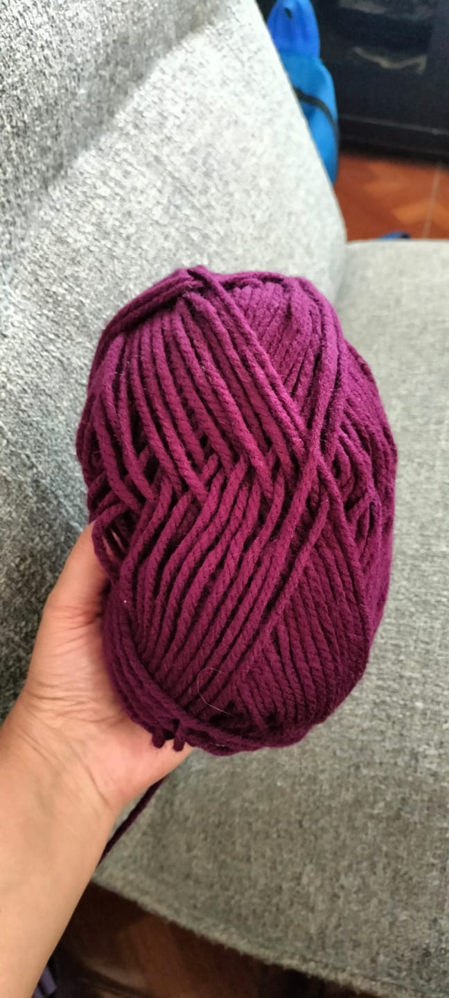 Customer photo review of Estambre Fast, marca Omega, MADEJA de 100grs. ⭐
