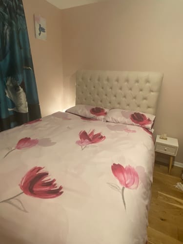 Customer photo review of Braxton Chesterfield Sleigh Scroll Divan Ottoman Storage Bed