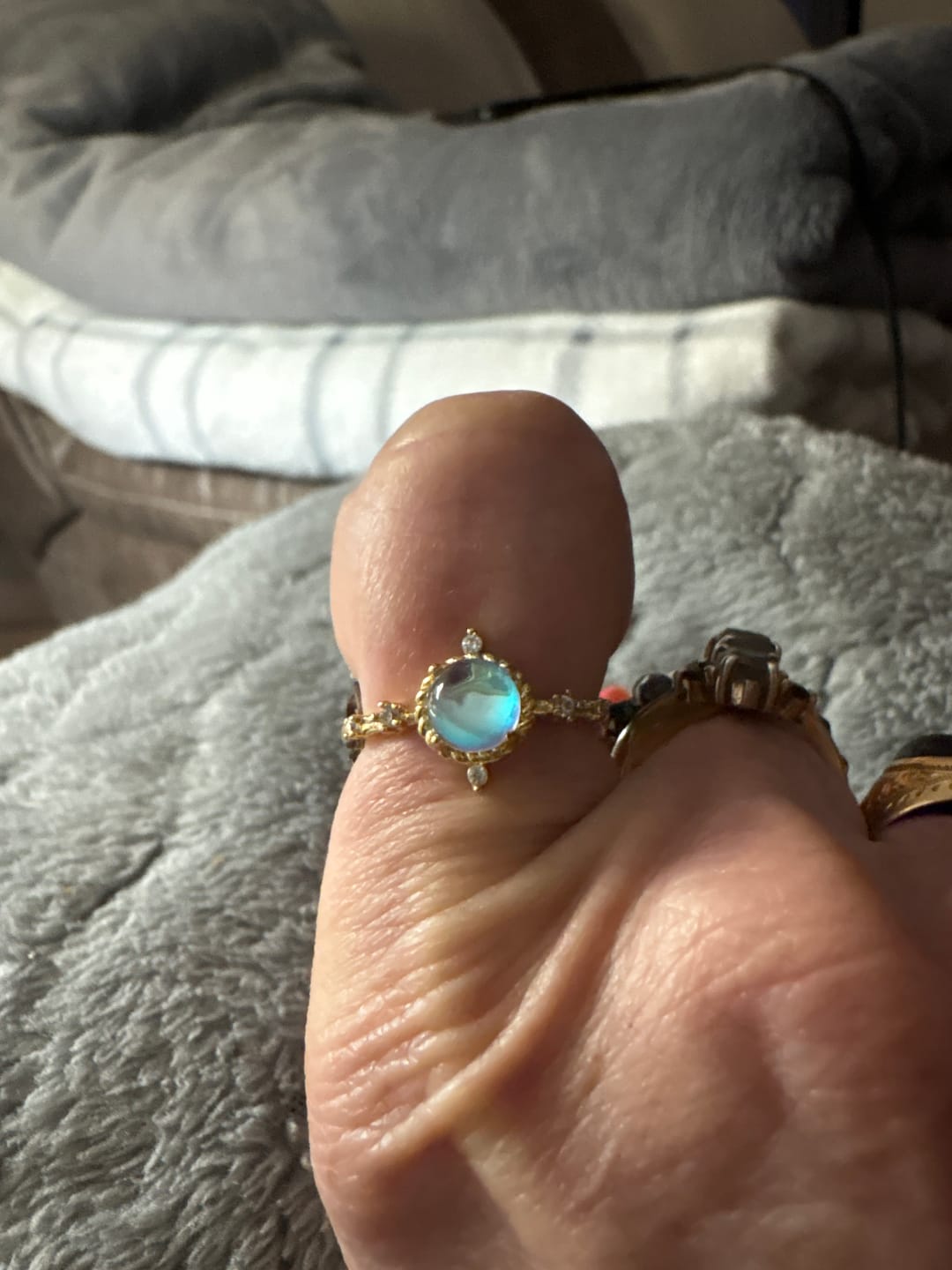 Customer photo review of Luna Crystal Ring